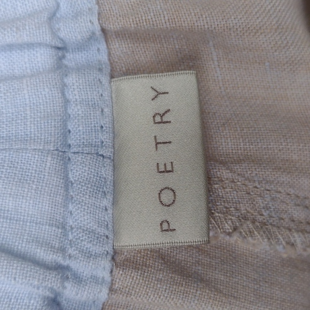 Poetry Cream Linen Shorts 2 - Picture 6 of 8
